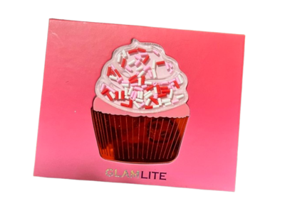 Glamlite Red Velvet Eye Shadow Palette, Dust, 0.5 oz/14.4 g