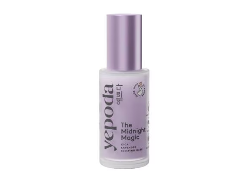 Yepoda The Midnight Magic Sleeping Mask, Cica Lavender, 0.67 fl oz/20 mL