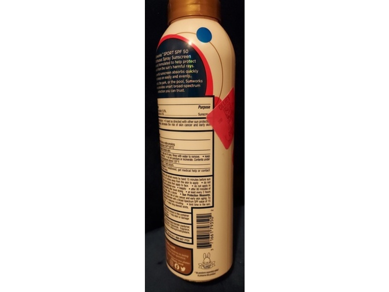 Fruit Of The Earth Sunworks Sport, SPF 50, 5.5 fl oz/156 g