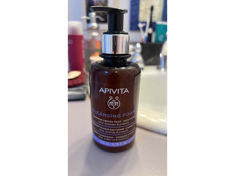 Apivita Cleansing Foam, 6.67 fl oz/200 mL