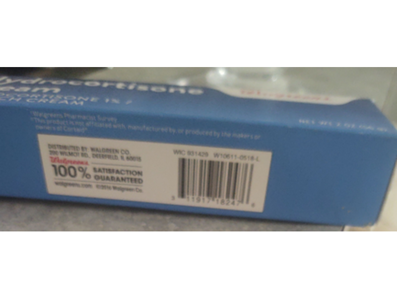 Walgreens Hydrocortisone Cream, Maximum Strength, 2 oz/56 g