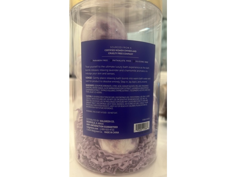 Modern Expressions Bath Bombs, Lavender & Chamomile, 1.76 oz/50g, 10 Count