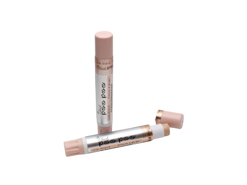 Chicken Poop La Chicken Poo Poo Lip Glace, Simone A Go-Go, 0.09 oz/2.6 g