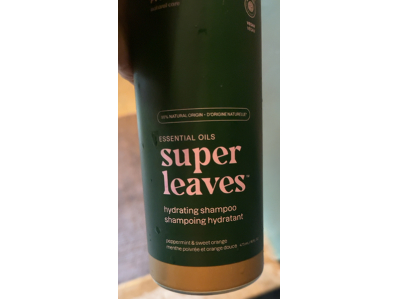 Attitude Super Leaves Hydrating Shampoo, Peppermint & Sweet Orange, 16 fl oz/473 mL
