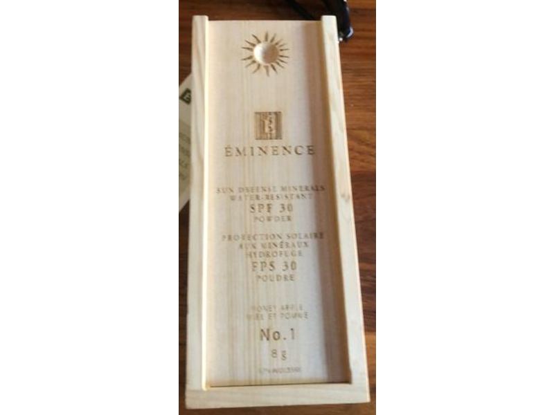 Eminence Sun Defense Minerals Water Resistant Powder, SPF 30, Honey Apple, 8 g