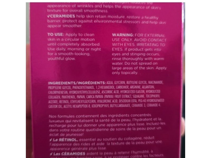 Global Beauty Care Neck & Chest Serum, Retinol & Ceramides, 2 oz/60 mL