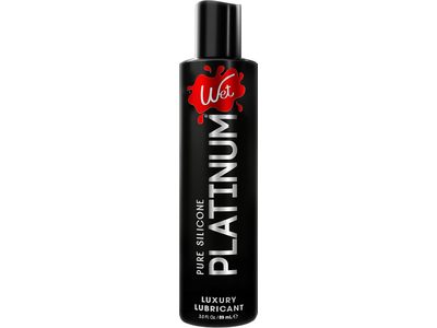 Wet Platinum Pure Silicone Lubricant, 3 fl oz/89 mL
