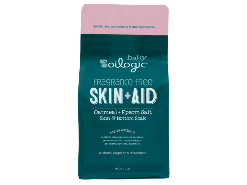 Oilogic Skin+Aid Oatmeal+Epsom Salt Skin & Bottom Soak, Fragrance Free, 16 oz