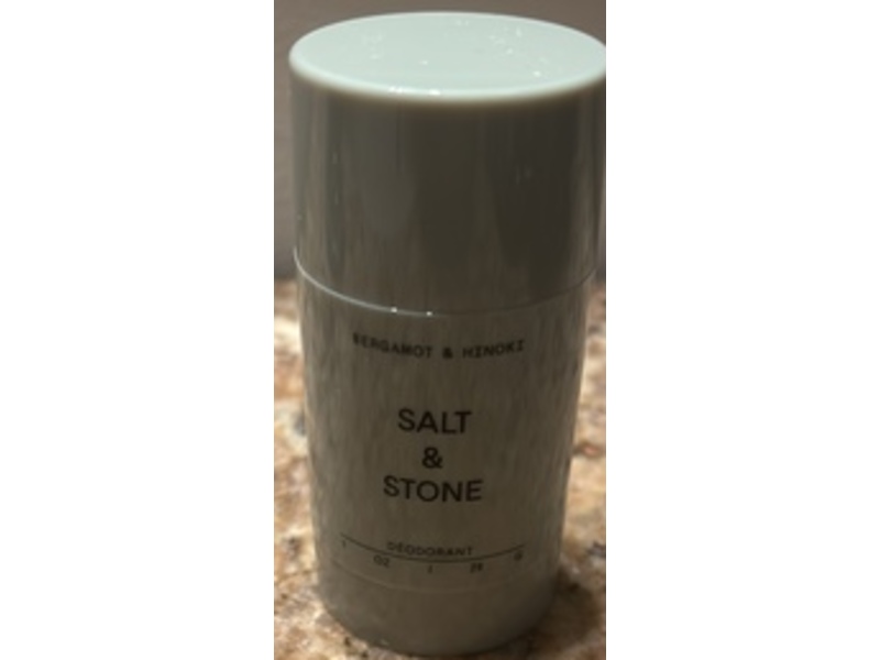 Salt & Stone Deodorant, Bergamot & Hinoki, 1 oz/ 28 g