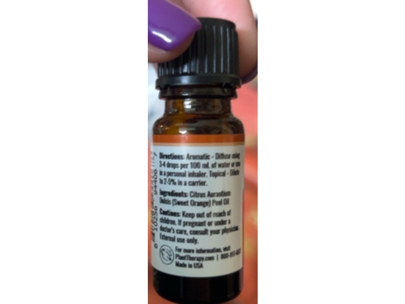 Plant Therapy Essential Oil, Sweet Orange, 1/3 fl oz/10 mL