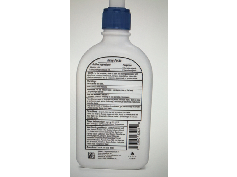 Sarna Calm + Cool Anti - Itch Lotion, Witch Hazel Extract, 7.5 fl oz/222 mL