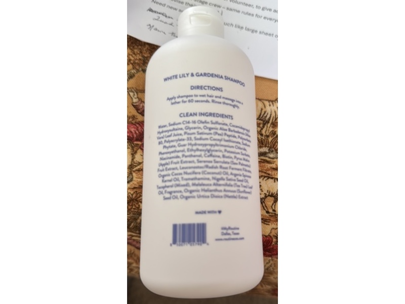 Routine Wellness Shampoo, Unscented, 14 fl oz/414 mL