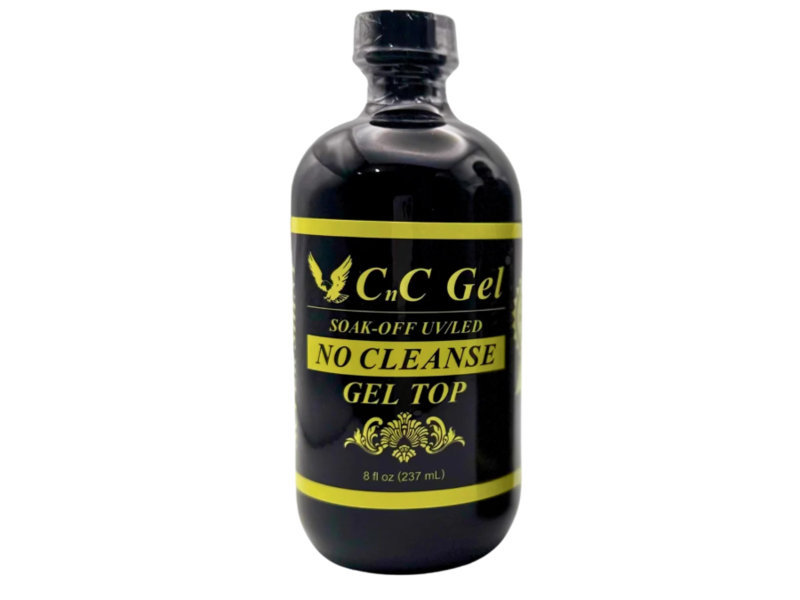CNC GEL Soak-Off UV/LED No Cleanse Gel Top, 8 fl oz/237 mL