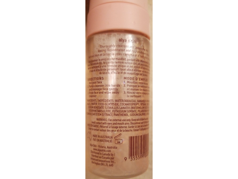 Alya Skin Foaming Micellar Cleanser, 4.56 fl oz/135 mL, Pack Of 3