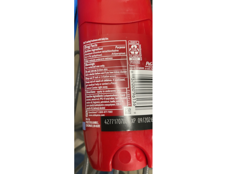 Old Spice Wild Collection Men's Invisible Solid Anti-Perspirant, Wolfthorn , 3.4 oz/96 g