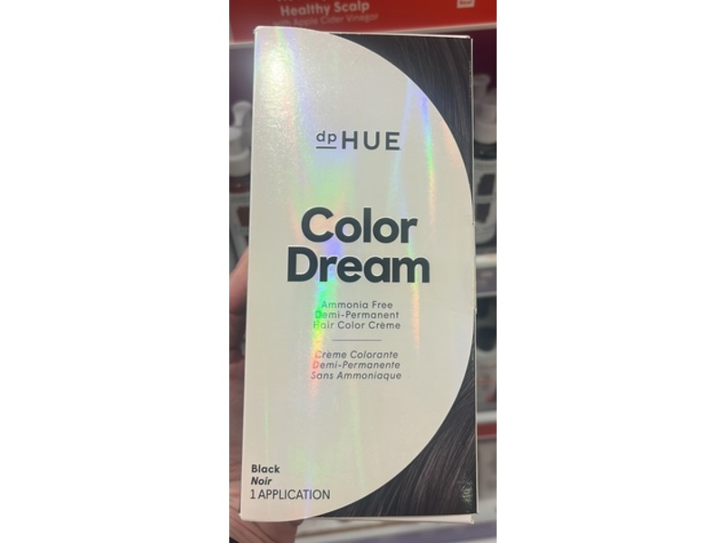 dpHUE Color Dream Demi-Permanent Hair Color Creme, Black Noir, 1 Application