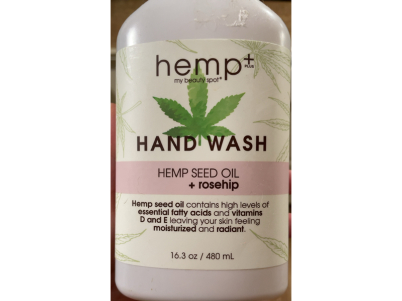 My Beauty Spot Hand Wash, Hemp Seed Oil + Rosehip, 16.3 oz/480 mL