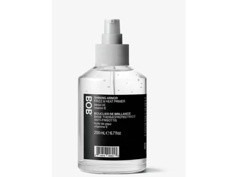 Bob Shining Armor Frizz & Heat Primer, Pequi Oil + Vitamin E, 6.7 fl oz/200 mL