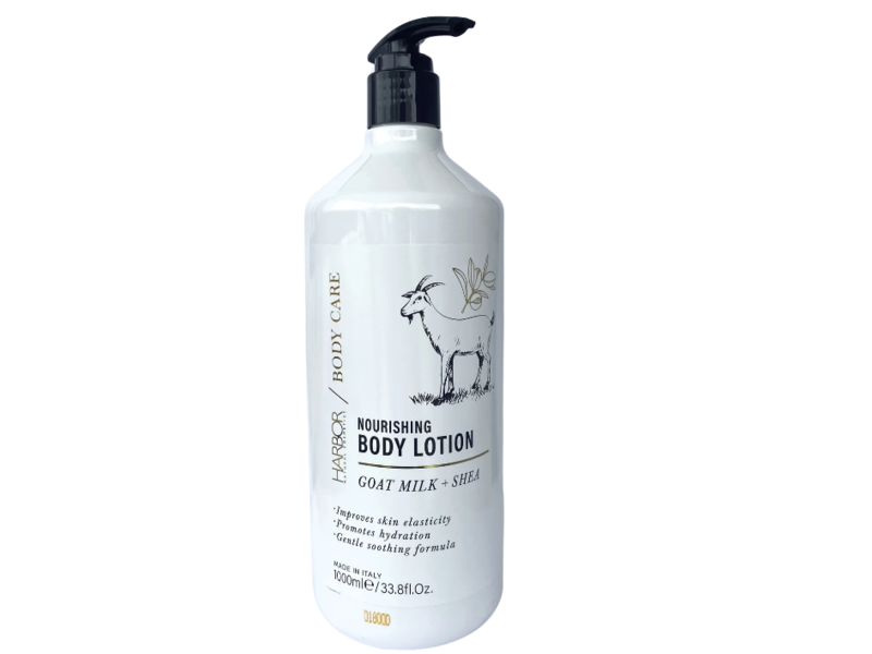 Harbor Body Care Softening Body Lotion, Goat Milk + Honey, 33.8 fl oz/1000 mL