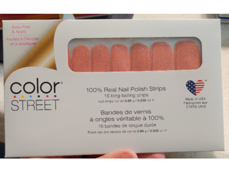 Color Street 100% Real Nail Polish Strips, Cape Coral, 0.035 oz/0.09 g, 16 Count