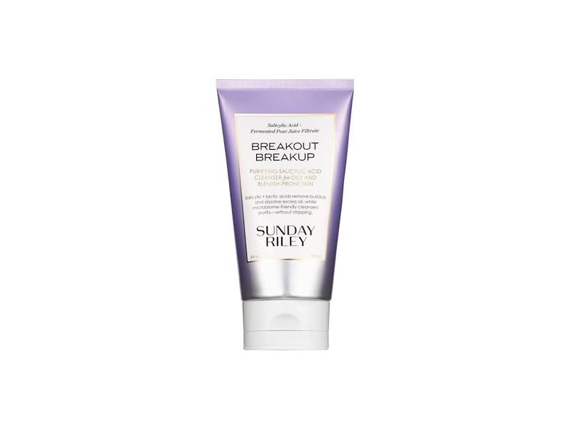 Sunday Riley Breakout Breakup Cleanser, Purifying Salicylic Acid, 5 fl oz/150 mL