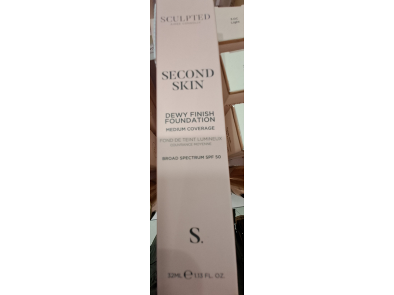 Sculpted Second Skin Light Plus Foundation, 3.5, SPF 50, 1.13 fl oz/32 mL