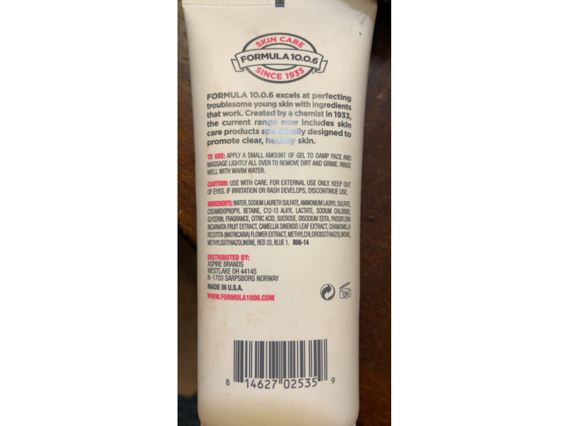 Formula 10.0.6 Best Face Forward Daily Foaming Cleanser, Passionfruit + Green Tea, 5 fl oz/150 mL