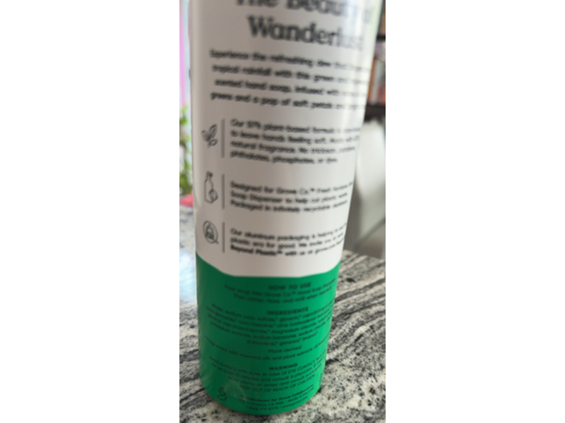 Grove Co Hydrating Hand Soap, Fresh Horizons, 13 fl oz/384 mL