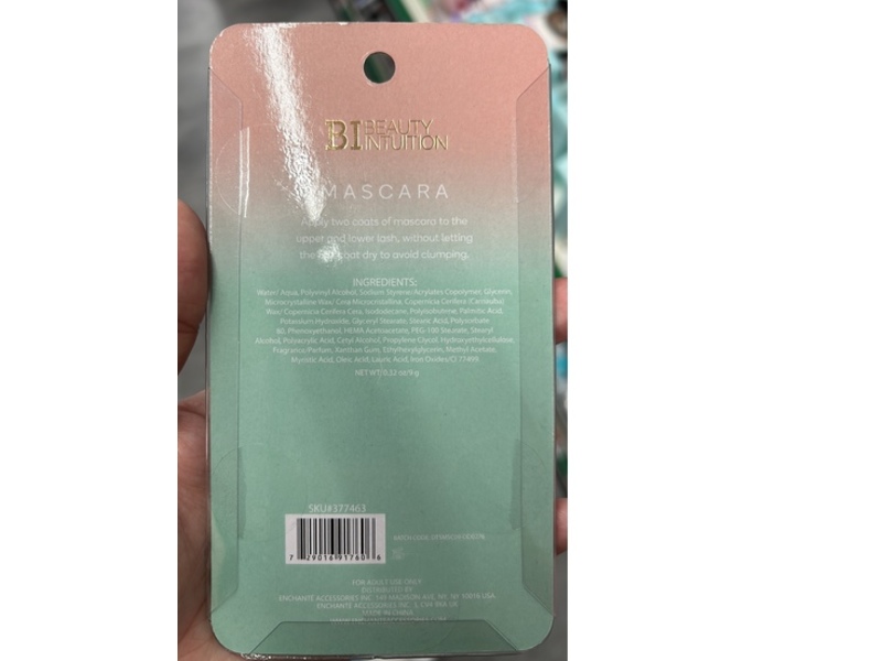 Beauty Intuition Big Curl Lashes Mascara, Black, 0.32 oz/9 g