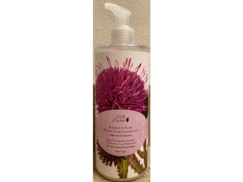 100% Pure Healthy Scalp Conditioner, Burdock & Neem, 13 fl oz/390 mL