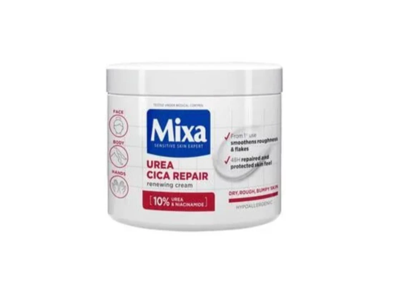 Mixa Cica Repair + Renew Cream, Urea, 400 mL