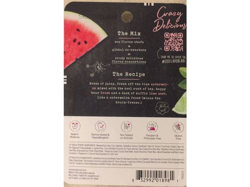 Evolution Of Smooth Flavorlab Shea Lip Balm Stick & Sphere Set, Watermelon Frose + Fresh Mint + Lime Zest