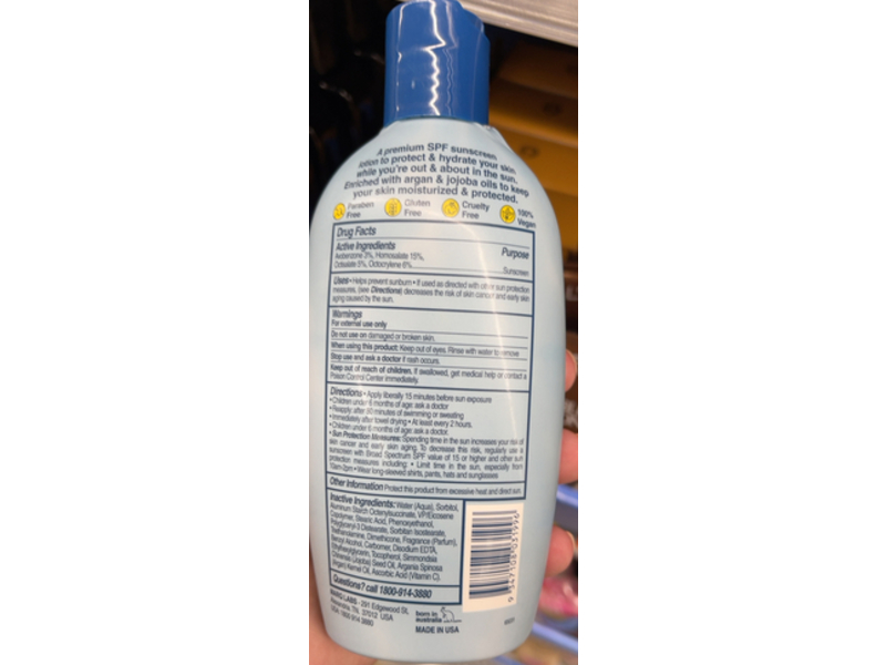 Australian Sands Premium Hydrating Sunscreen Lotion, SPF 30, 8 fl oz/237 mL