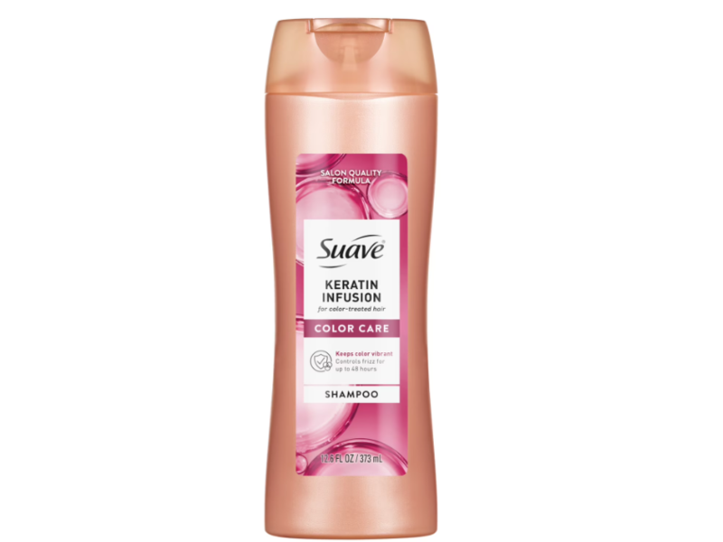Suave Keratin Infusion Shampoo, Color Care, 12.6 fl oz/373 mL