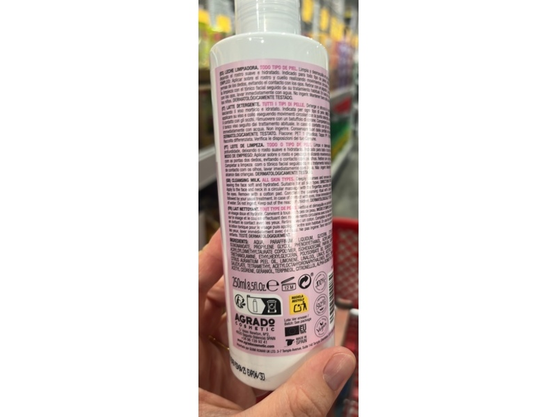 Agrado Facial Cleansing Milk, Agrado, 8.5 fl oz/250 mL