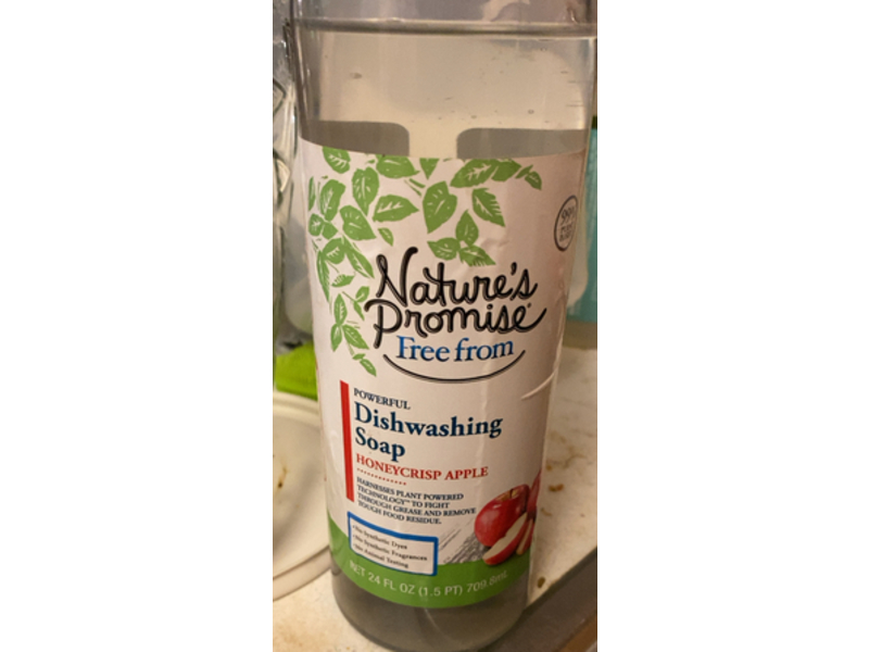 Nature's Promise Powerful Dishwashing, Honeycrisp Apple, 24 fl oz/709.8 mL