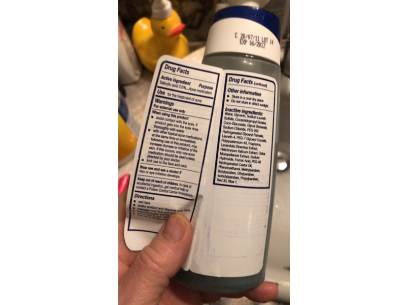 Clearasil Ultra Overnight Wash, 6.78 fl oz/200 mL