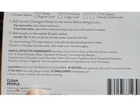 The Clean People Ultra Concentrated Laundry Detergent Sheets, Sweet Petals & Vanilla, 32 Loads, 32 Count - thumbnail 3