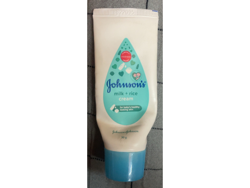 Johnson & Johnson Milk + Rice Cream, 30 g