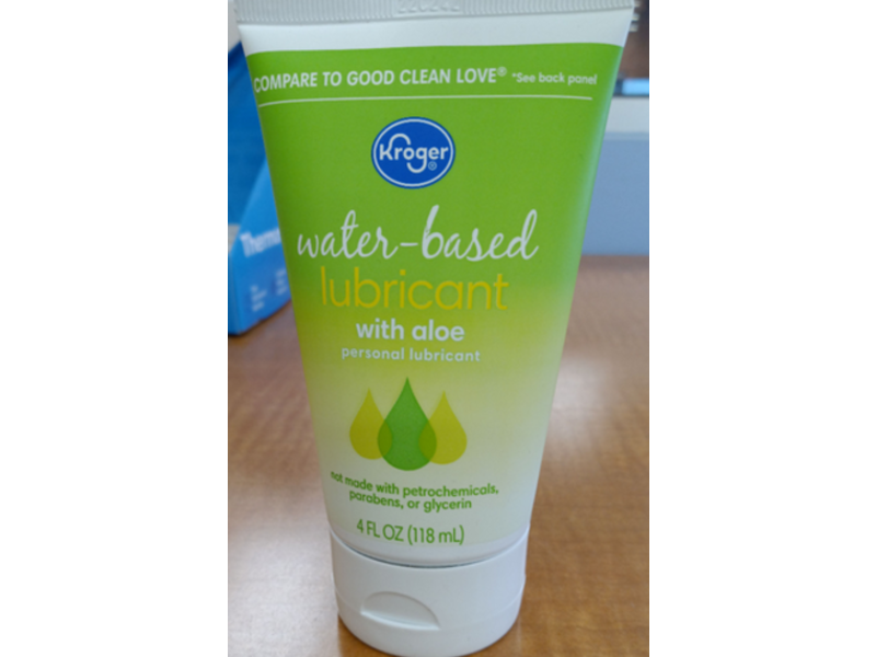 Kroger Water-Based Lubricant, Aloe, 4 fl oz/118 mL