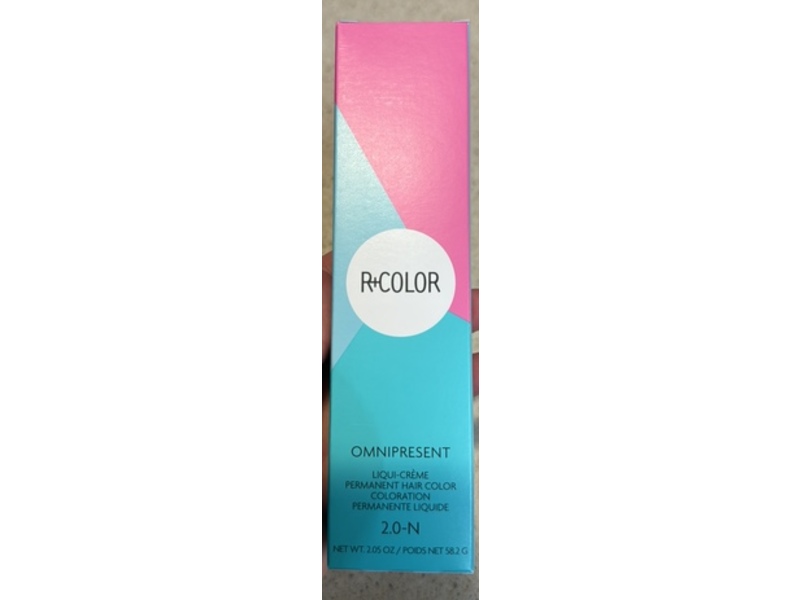 R+Color Omnipresent Permanent Hair Color, 2.0-N, 2.05 oz/58.2 g