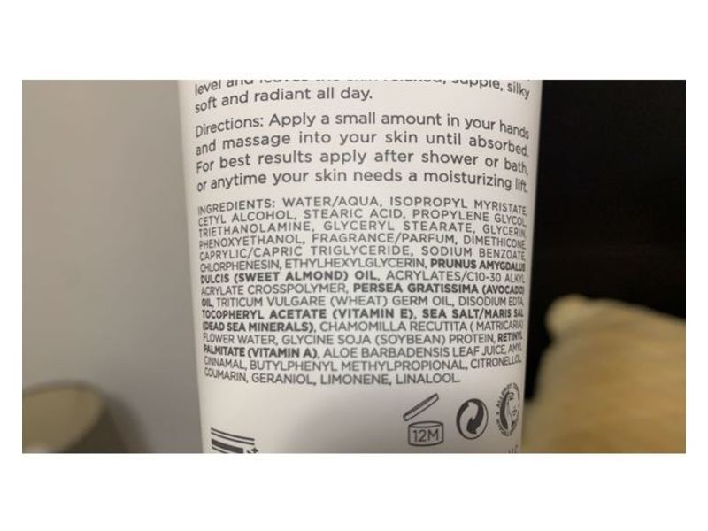 Seacret Body Lotion with Minerals from the Dead Sea, Scented Lotion, Ocean Mist, 6.8 FL.OZ