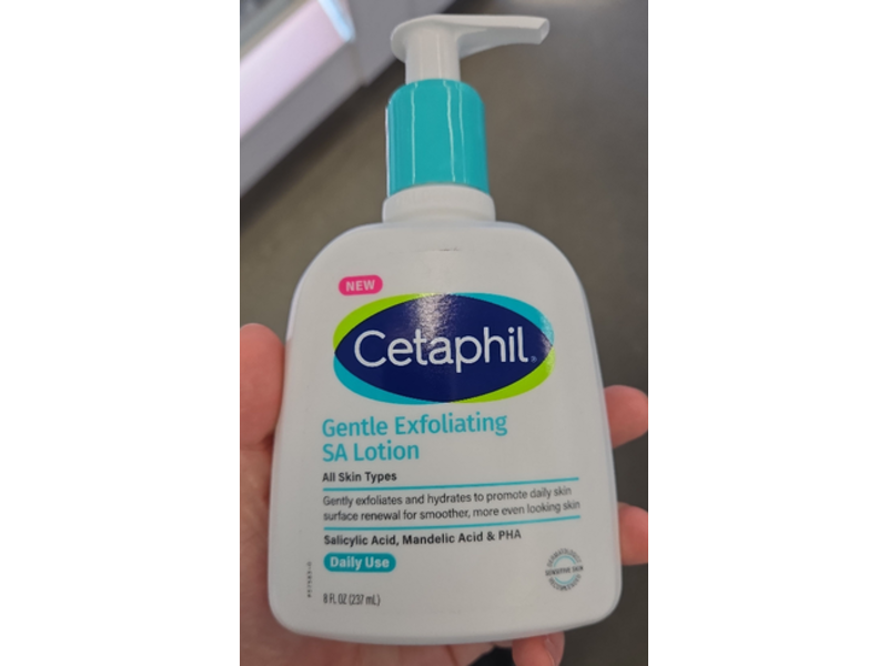 Cetaphil Gentle Exfoliating SA Lotion, Salicylic Acid+Mandelic Acid & Pha, 8 fl oz/237 mL