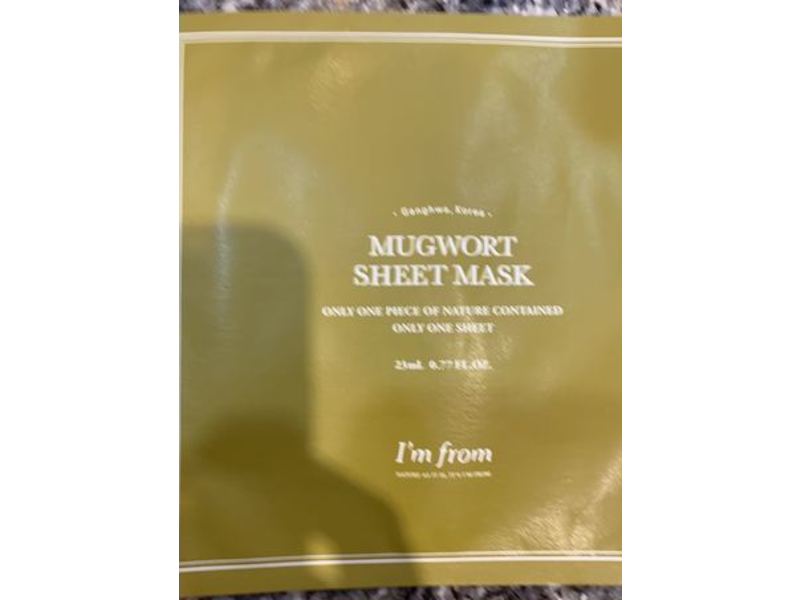 I'm From Mugwort Sheet Mask, 0.77 fl oz/23 mL, Pack Of 10