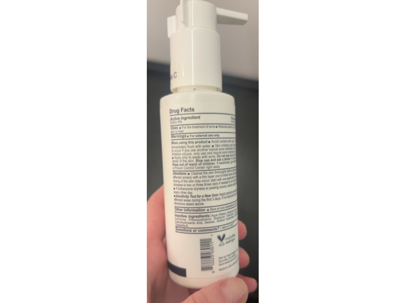 Face Reality Sulphur Sport Treatment, 4 fl oz/118 mL