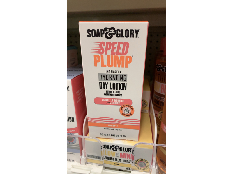 Soap & Glory Speed Plump Intensely Hydrating Day Lotion, 50 mL/2.69 fl oz