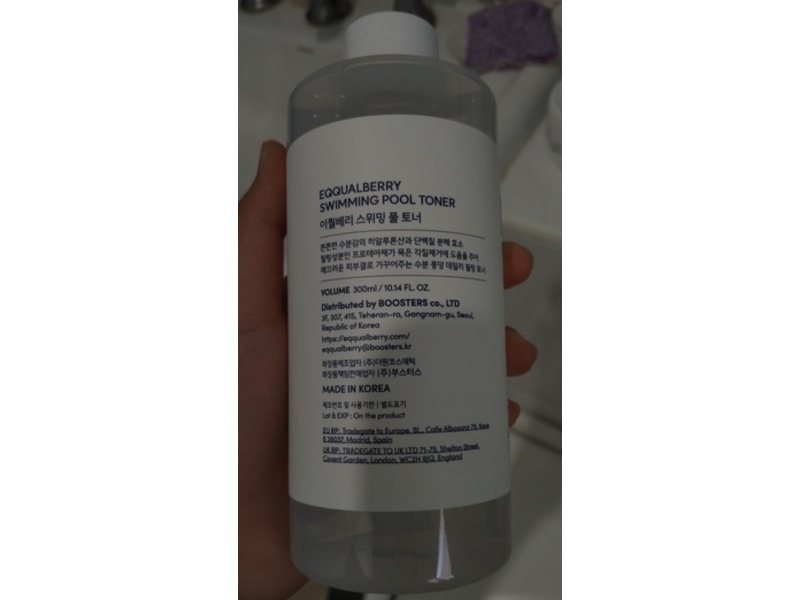 Eqqualberry Swimming Poll Toner, 10.14 fl oz/300 mL