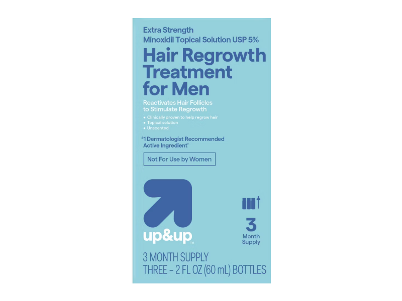 Up & Up Hair Regrowth Treatment, 2 fl oz/60 mL