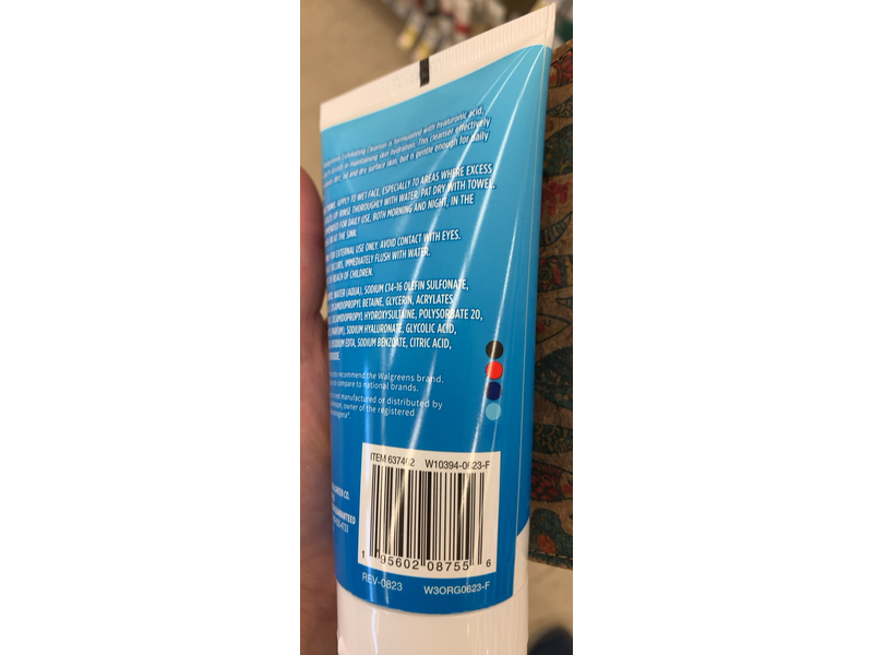 Walgreens Exfoliating Cleanser, 5 oz/141 g