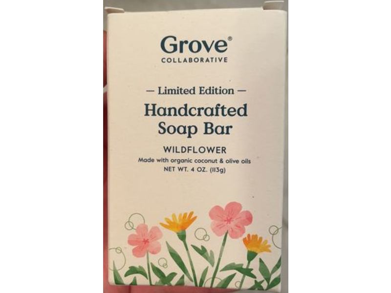 Grove Collaborative Handcrafted Soap Bar, Wildflower, 4 oz/113 g